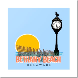 Bethany Beach Clock Posters and Art